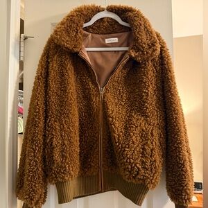 Vestique Brown Sherpa Jacket